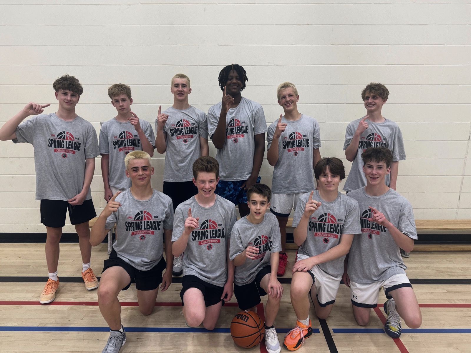 U15 boys Spring League champions