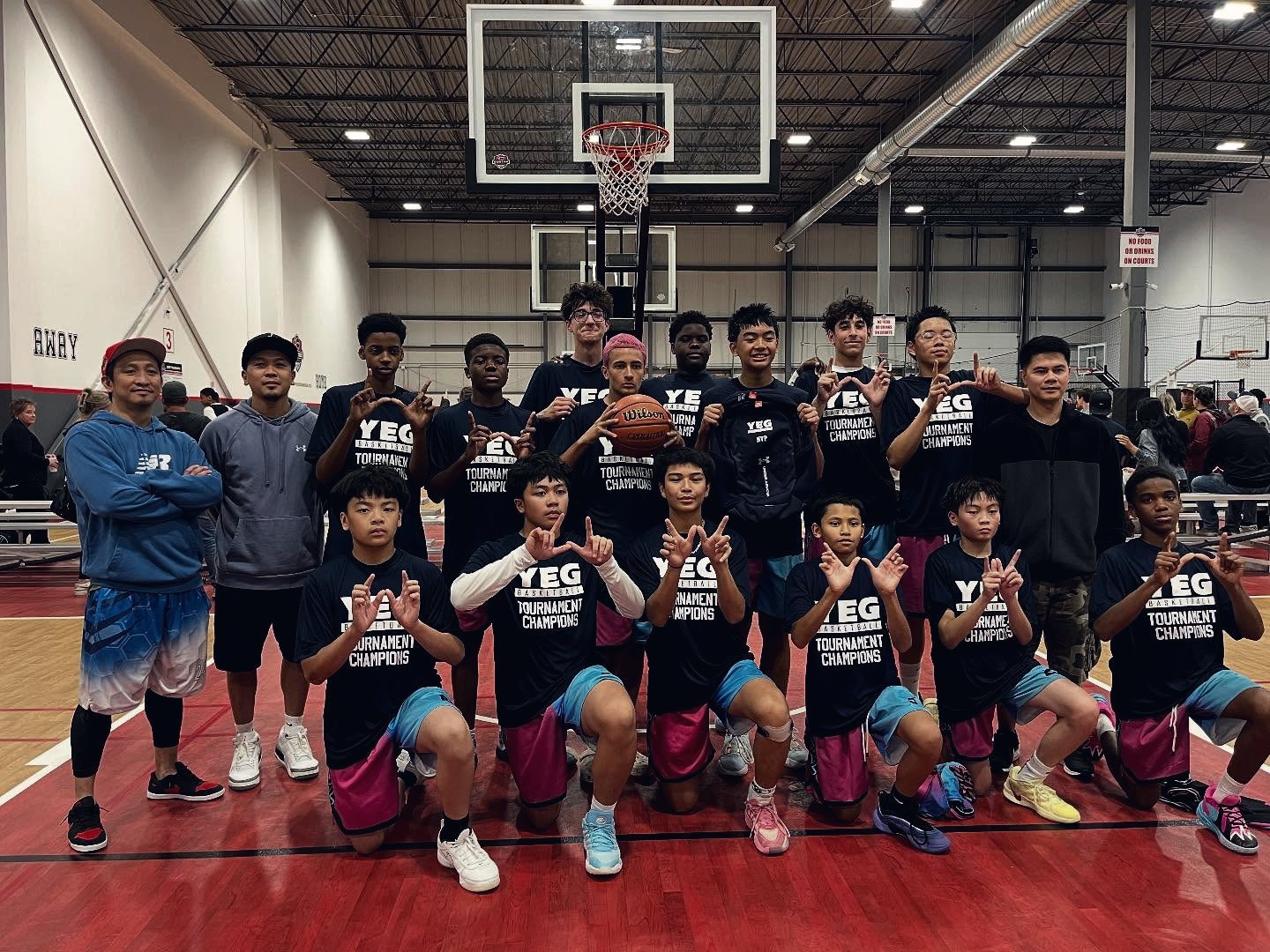 Champions at the YEG BASKETBALL Classic